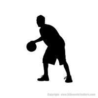 Picture of Basketball Player  5 (Sports Decor: Silhouette Decals)