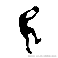 Picture of Basketball Player 14 (Sports Decor: Silhouette Decals)