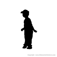 Picture of Boy 23 (Children Silhouette Decals)