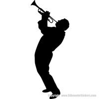 Picture of Trumpet Player 12 (Wall Silhouettes)